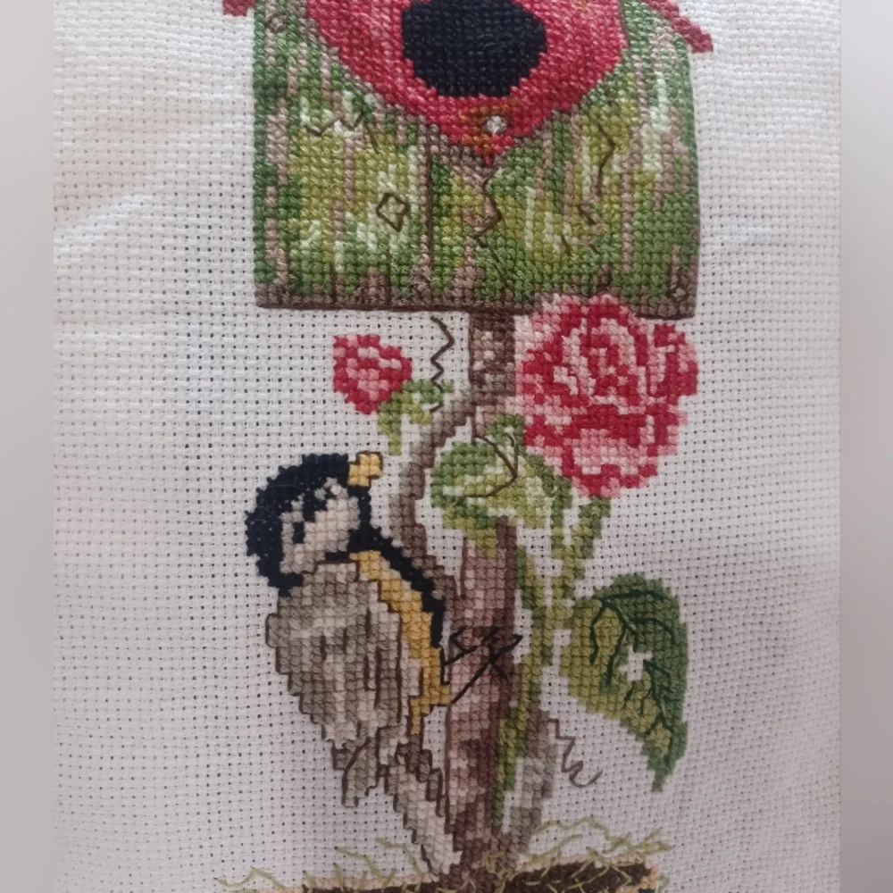 Needlepoint Denim Tote - Picture 9 of 11